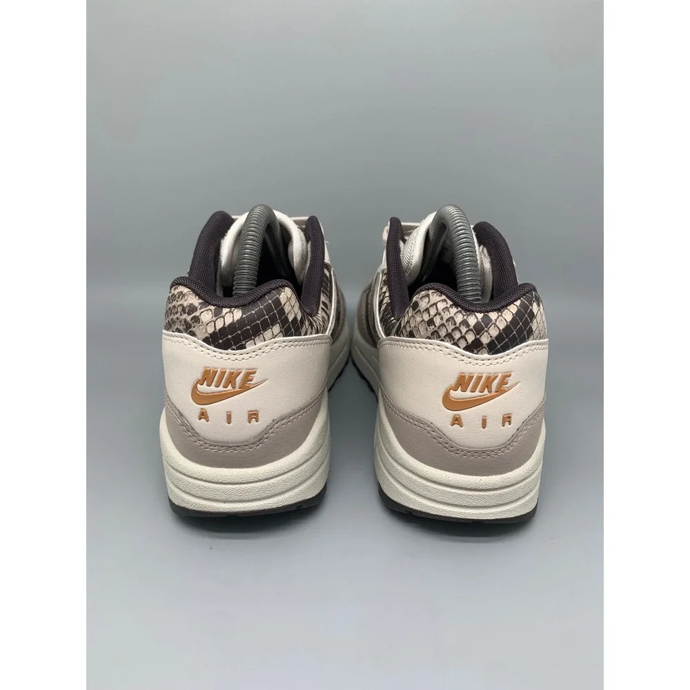 Nike Air Max 1 87 Snakeskin Phantom Sail Running Shoes HF5338-100 Women's Sz 9.5